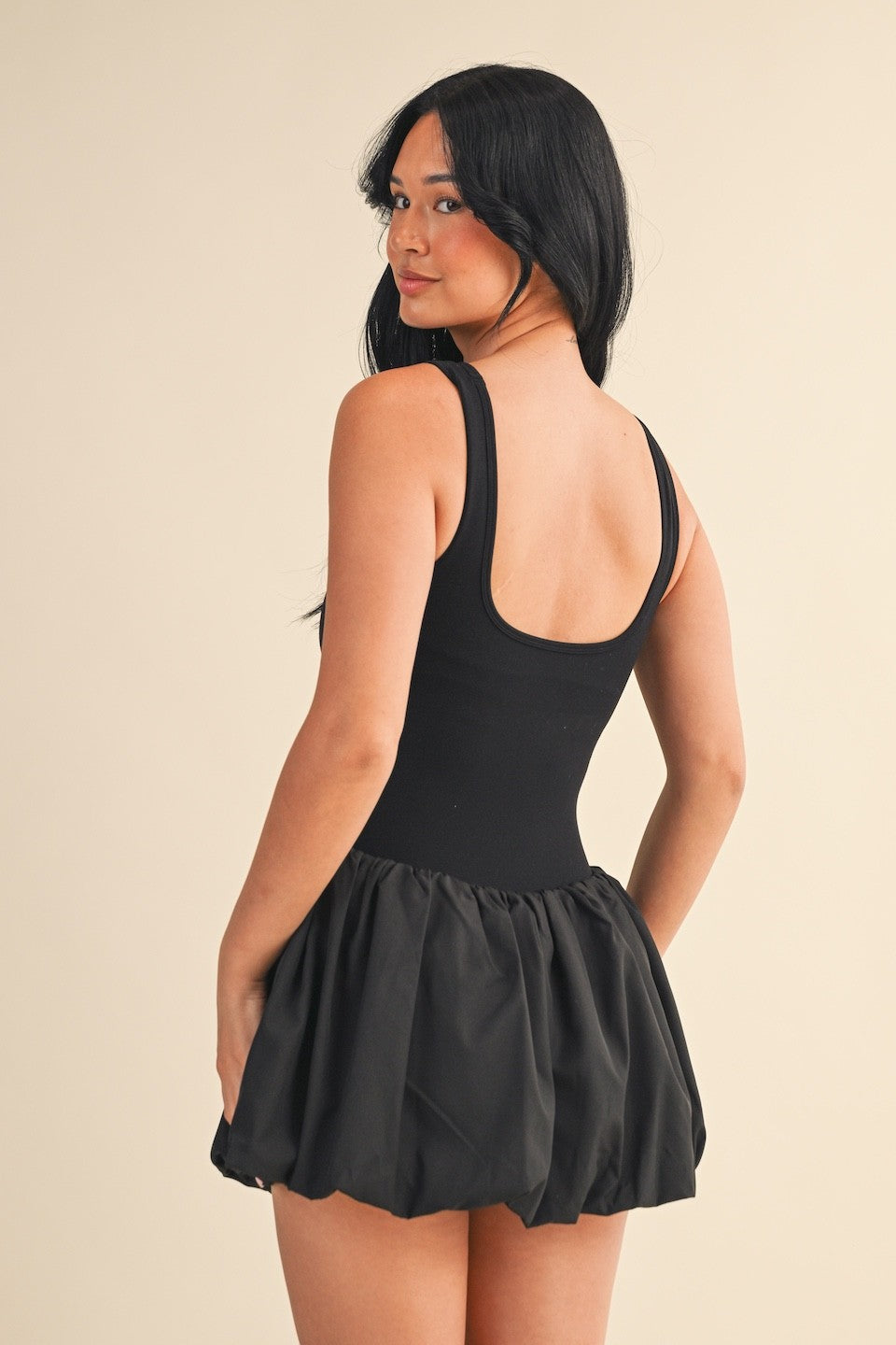 Kimberly C: Black Bubble Athletic Dress - J. Cole Shoes L / Black Kimberly C: Black Bubble Athletic Dress - J. Cole Shoes L / Black