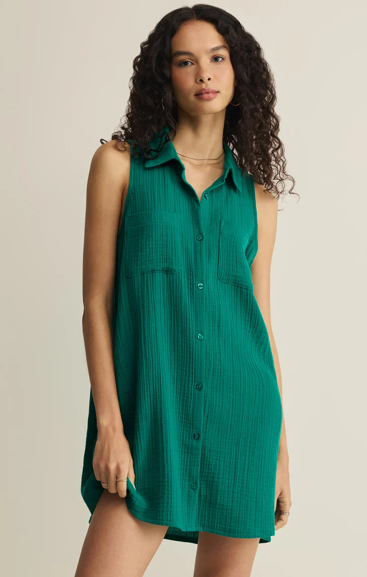 Z Supply: New Light Mini Dress in Rainforest – J. Cole Shoes