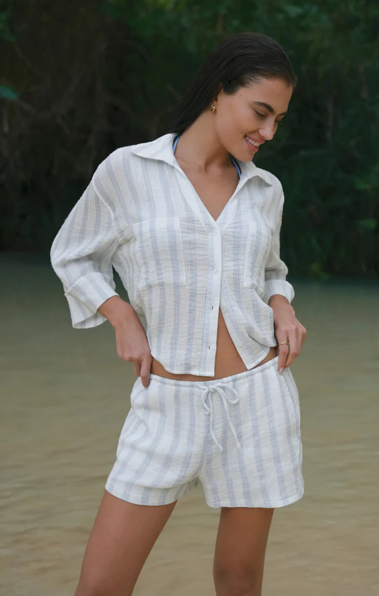 Z Supply: Daylight Striped Airy Short in Sea Salt – J. Cole Shoes