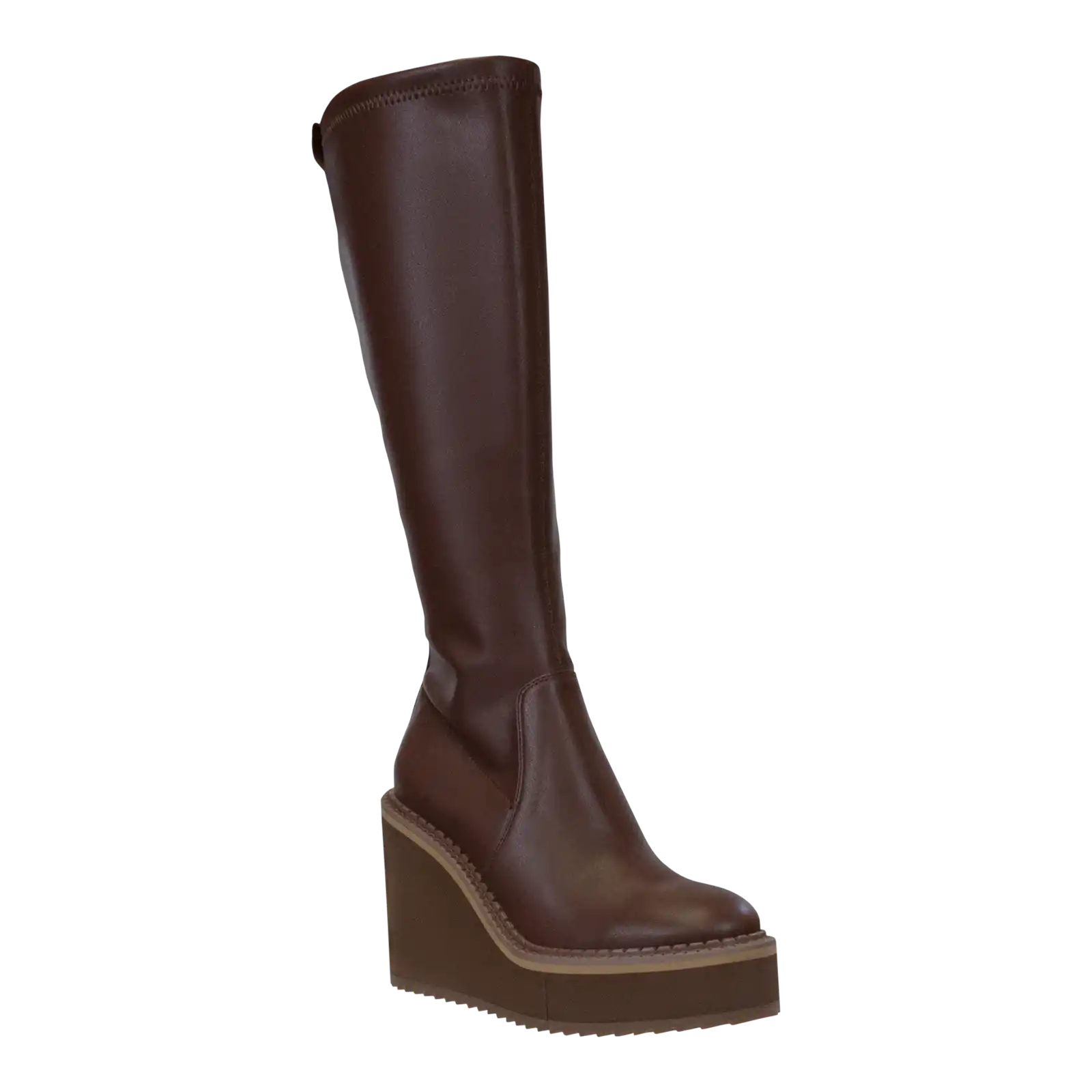 Apex in Cacao Wedge Knee High Boots | Women
