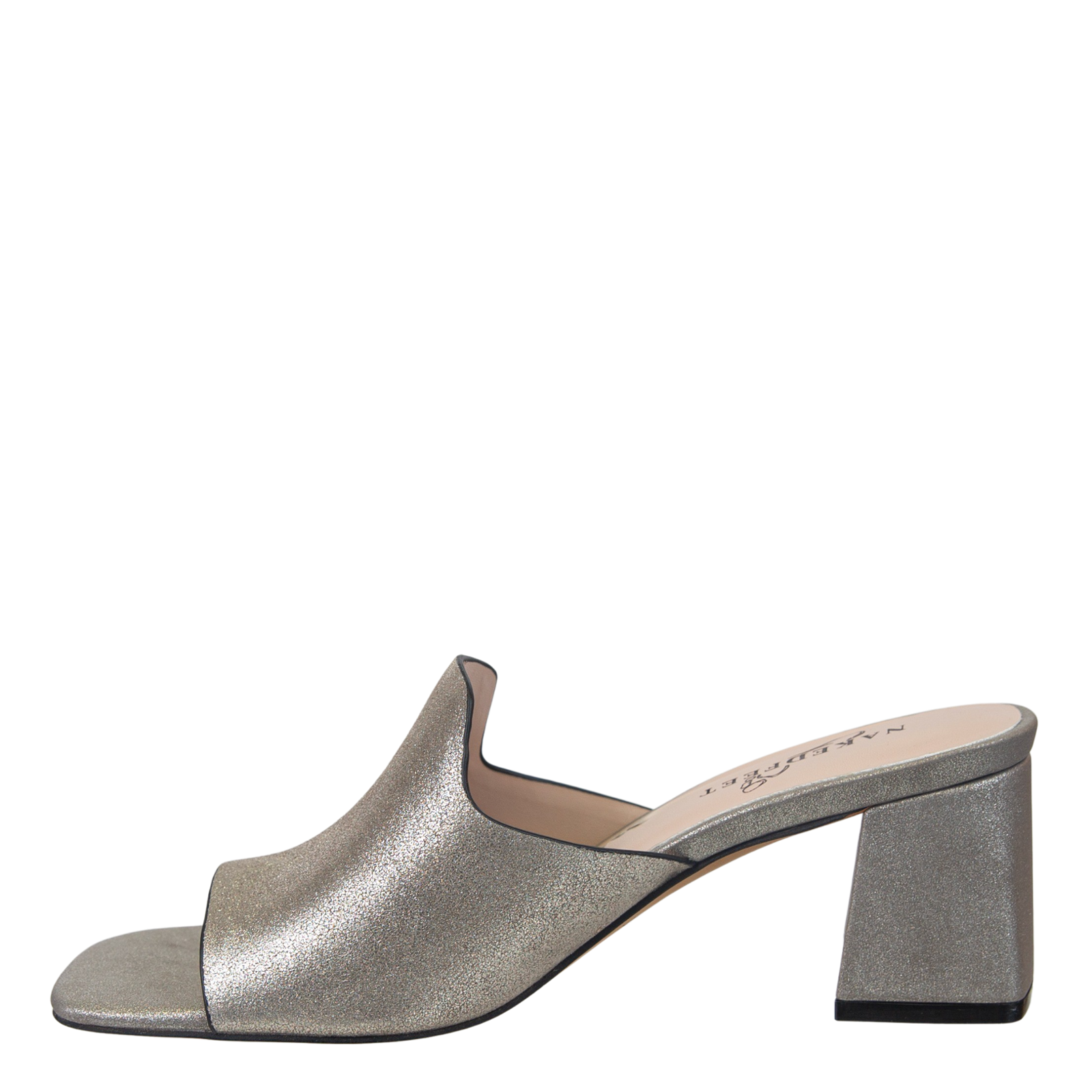 NAKED FEET - AUSTERE in SILVER GREY Heeled Sandals