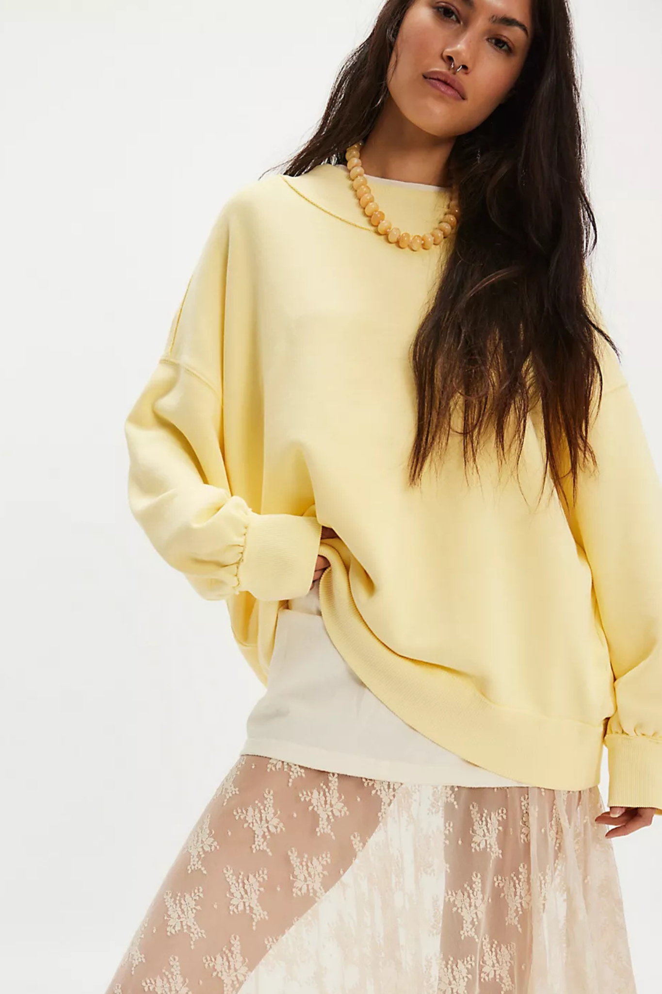 Free People: Palm Springs Turtle in Banana Cream