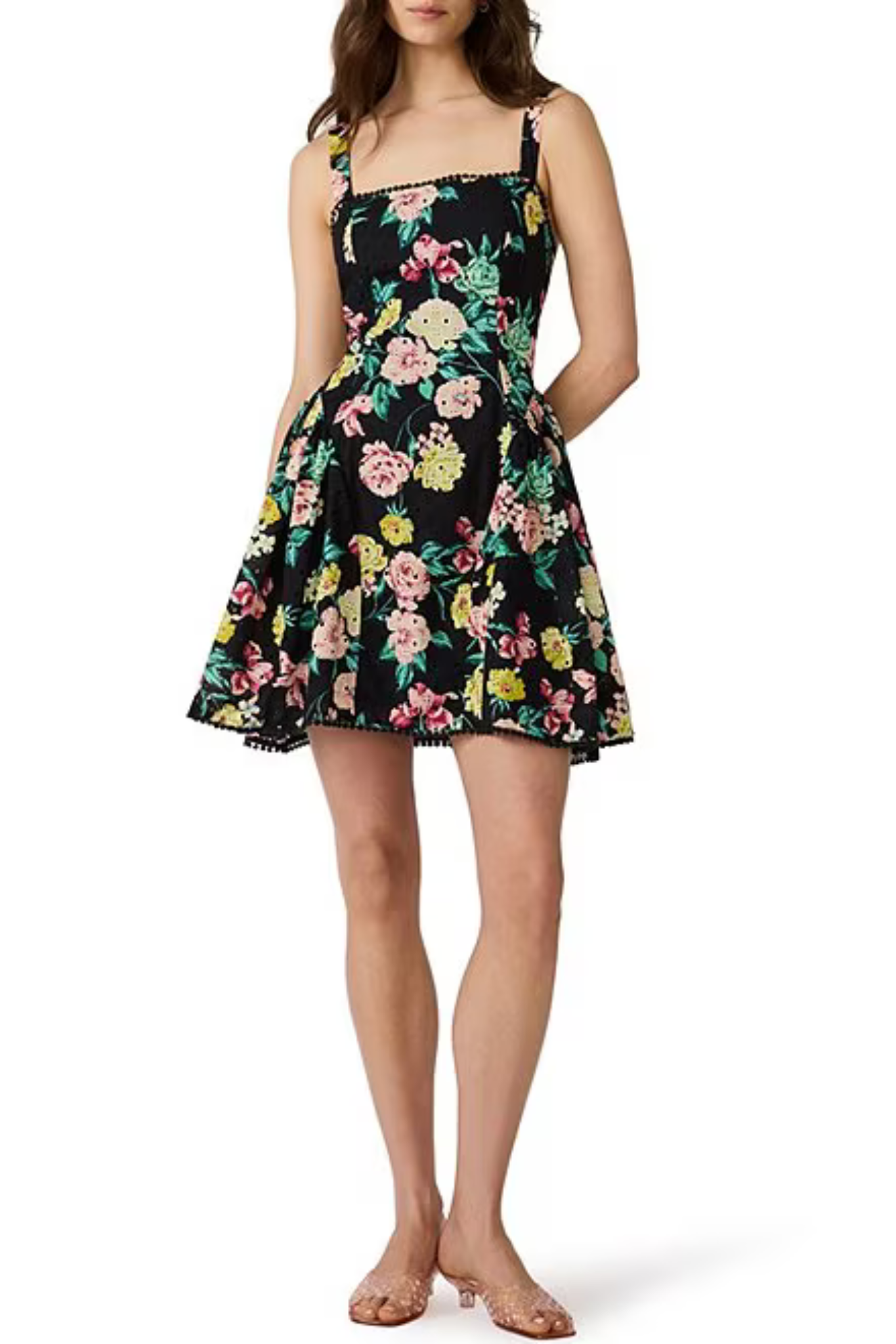 steve madden mini dress Steve Madden: Olympia Dress Blk Ditsy – J. Cole Shoes