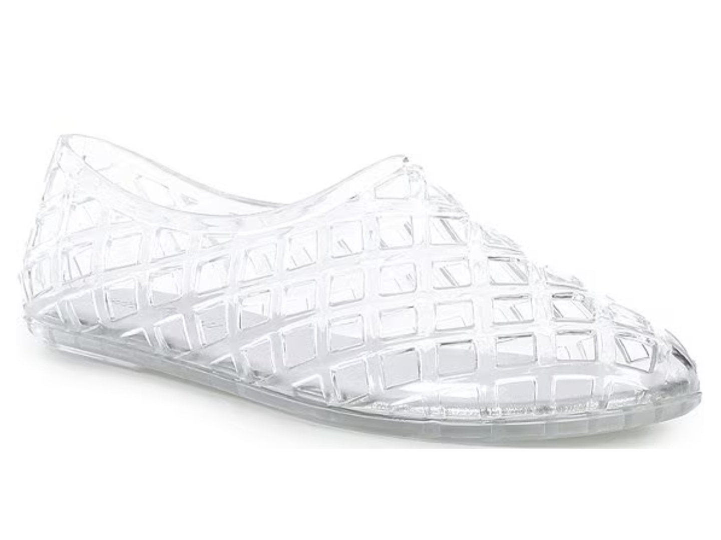 Jeffrey Campbell: Jellz in Clear Silver - J. Cole Shoes