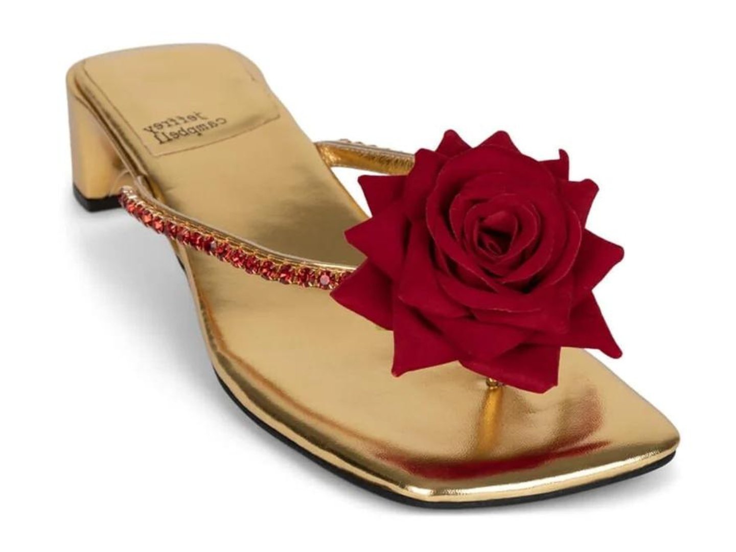 Jeffrey Campbell: Primrose in Gold Metallic Cole Shoes