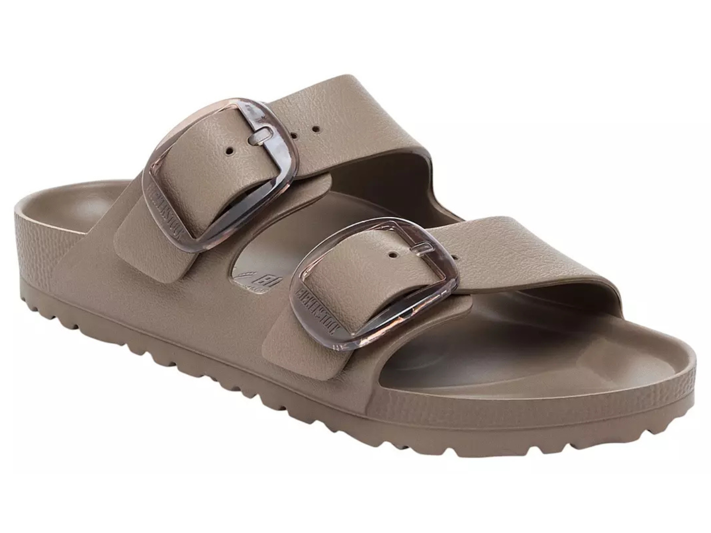 Birkenstock: Arizona Big Buckle EVA in Gray Taupe - J. Cole Birkenstock: Arizona Big Buckle EVA in Gray Taupe - J. Cole