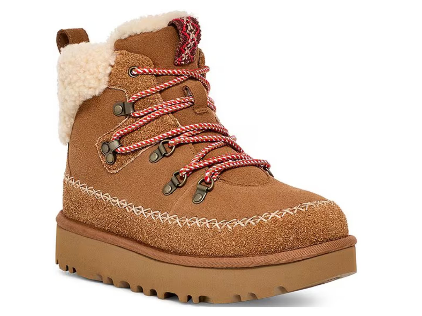 Ugg: Classic Alpine Lace Up in Chestnut - J. Cole Shoes