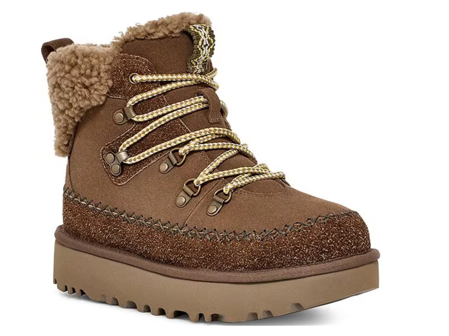 Ugg: Classic Alpine Lace-Up in Hickory Cole Shoes