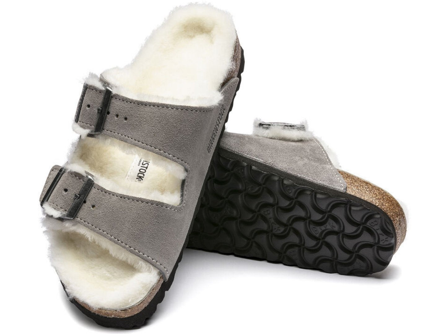 【BIRKENSTOCK】Arizona Shearling ボア☆Taupe Arizona Shearling Suede Leather in Color Taupe | BIRKENSTOCK US
