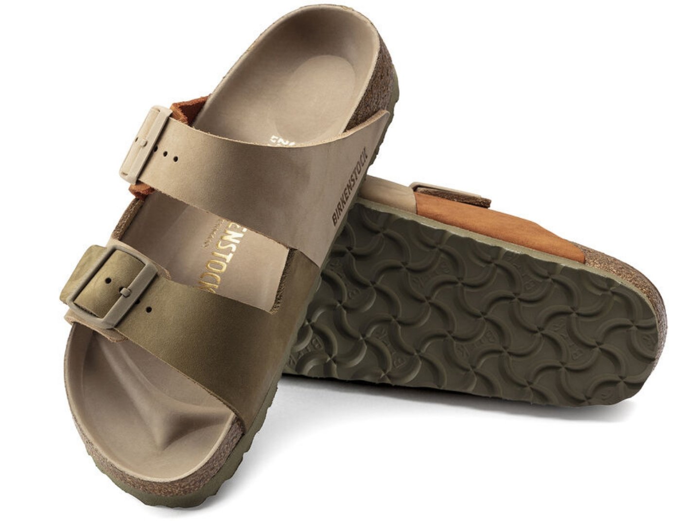 Birkenstock: Arizona Split Sandcastle & Faded Khaki - J. Cole Shoes