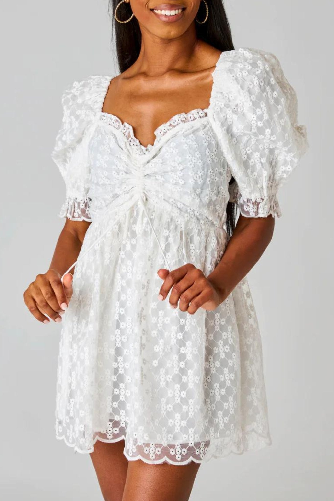 BuddyLove | Colby Puff Sleeve Mini Dress