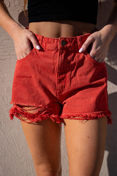 Duster Short in Layla Red - J. Cole ShoesRollasDuster Short in Layla Red