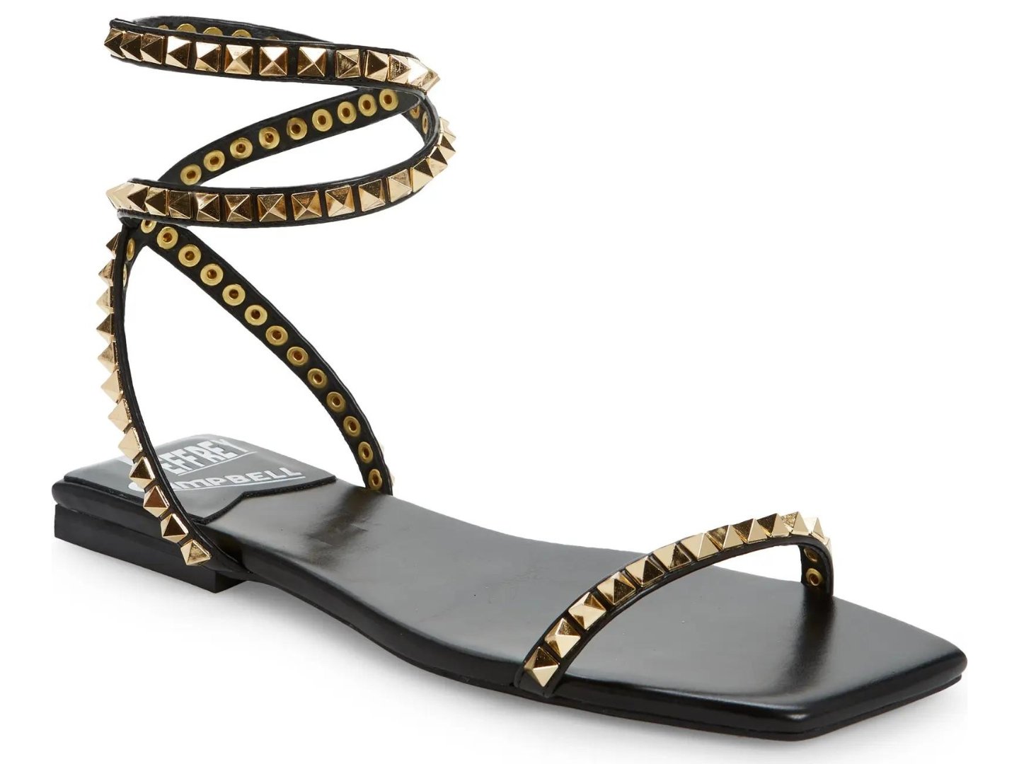 Jeffrey Campbell: Luxor Black Gold Combo - J. Cole Shoes