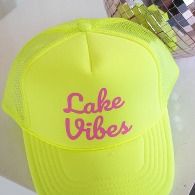 Lake Vibes Script Hat - J. Cole ShoesHATS BY MADILake Vibes Script Hat