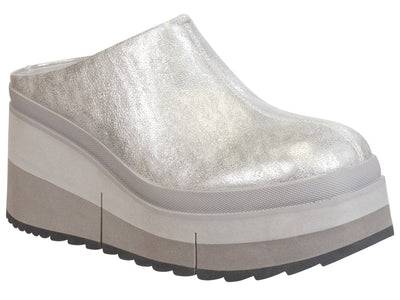 Naked Feet: COACH in SILVER Platform Clogs - J. Cole ShoesNAKED FEETNaked Feet: COACH in SILVER Platform Clogs