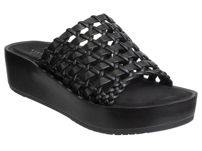 Naked Feet: CYPRUS in BLACK Platform Sandals - J. Cole ShoesNAKED FEETNaked Feet: CYPRUS in BLACK Platform Sandals