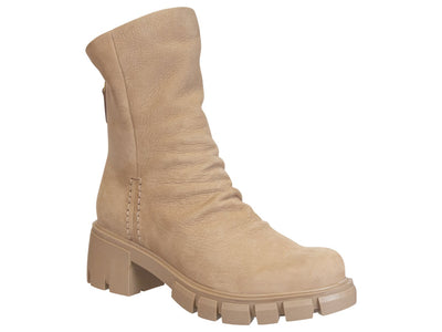 Naked Feet: PROTOCOL in BEIGE Heeled Mid Shaft Boots - J. Cole ShoesNAKED FEETNaked Feet: PROTOCOL in BEIGE Heeled Mid Shaft Boots