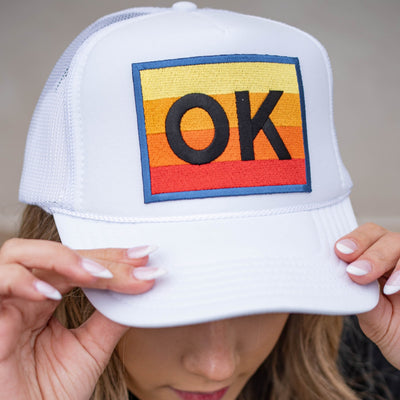 OK Rainbow Hat - J. Cole ShoesHATS BY MADIOK Rainbow Hat