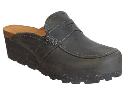 OTBT - HOMAGE in CHARCOAL Wedge Clogs - J. Cole ShoesOTBTOTBT - HOMAGE in CHARCOAL Wedge Clogs
