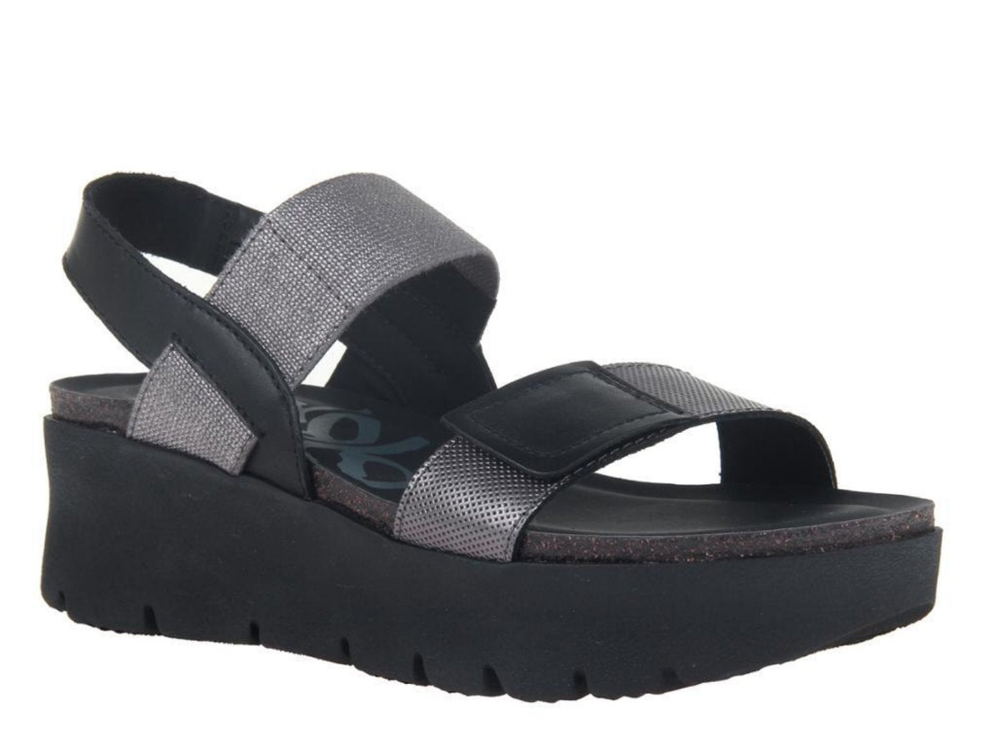 OTBT: NOVA in Black Wedge Sandals - J. Cole ShoesOTBT