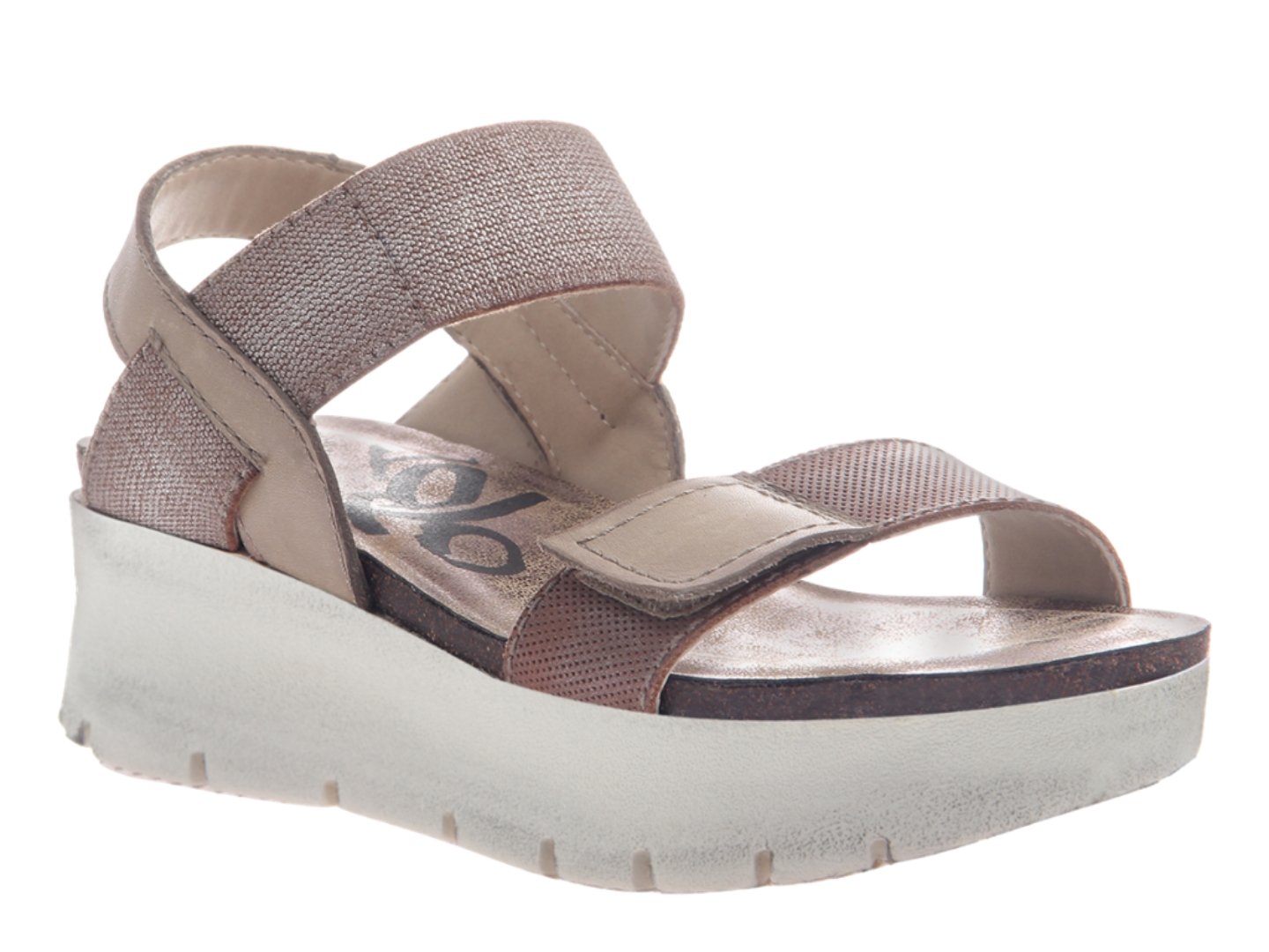 OTBT - NOVA in SILVER Wedge Sandals - J. Cole ShoesOTBT