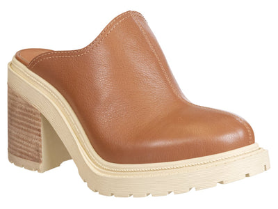 OTBT: RISE in CAMEL Heeled Mules - J. Cole ShoesOTBTOTBT: RISE in CAMEL Heeled Mules