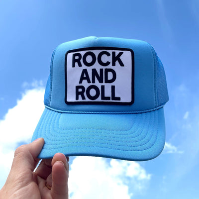 Rock & Roll Hat in Cool Blue - J. Cole ShoesHATS BY MADIRock & Roll Hat in Cool Blue