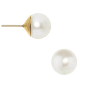 Susan Shaw: Shell Pearl Studs