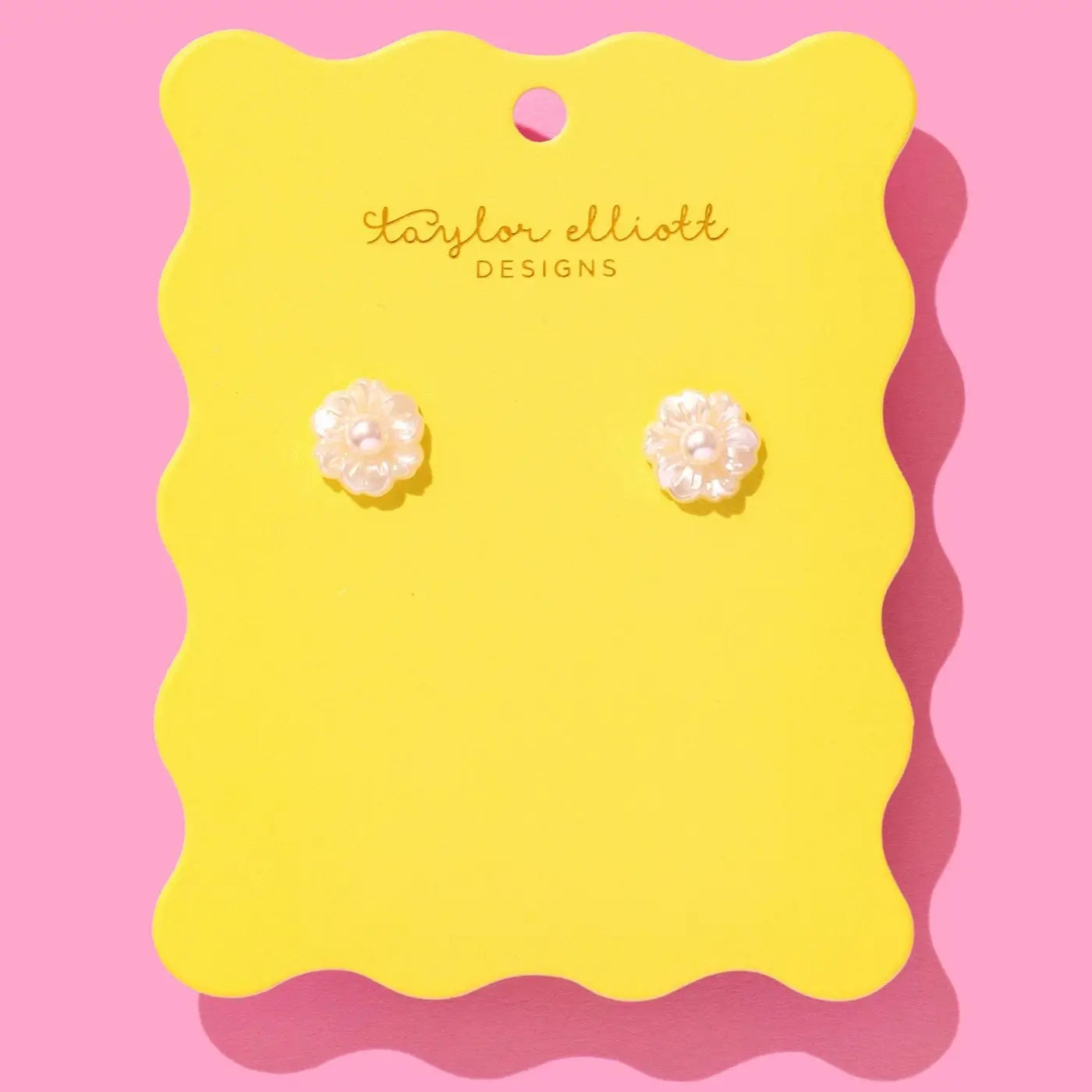 Taylor Elliott: Amelia Pearl Stud Earrings