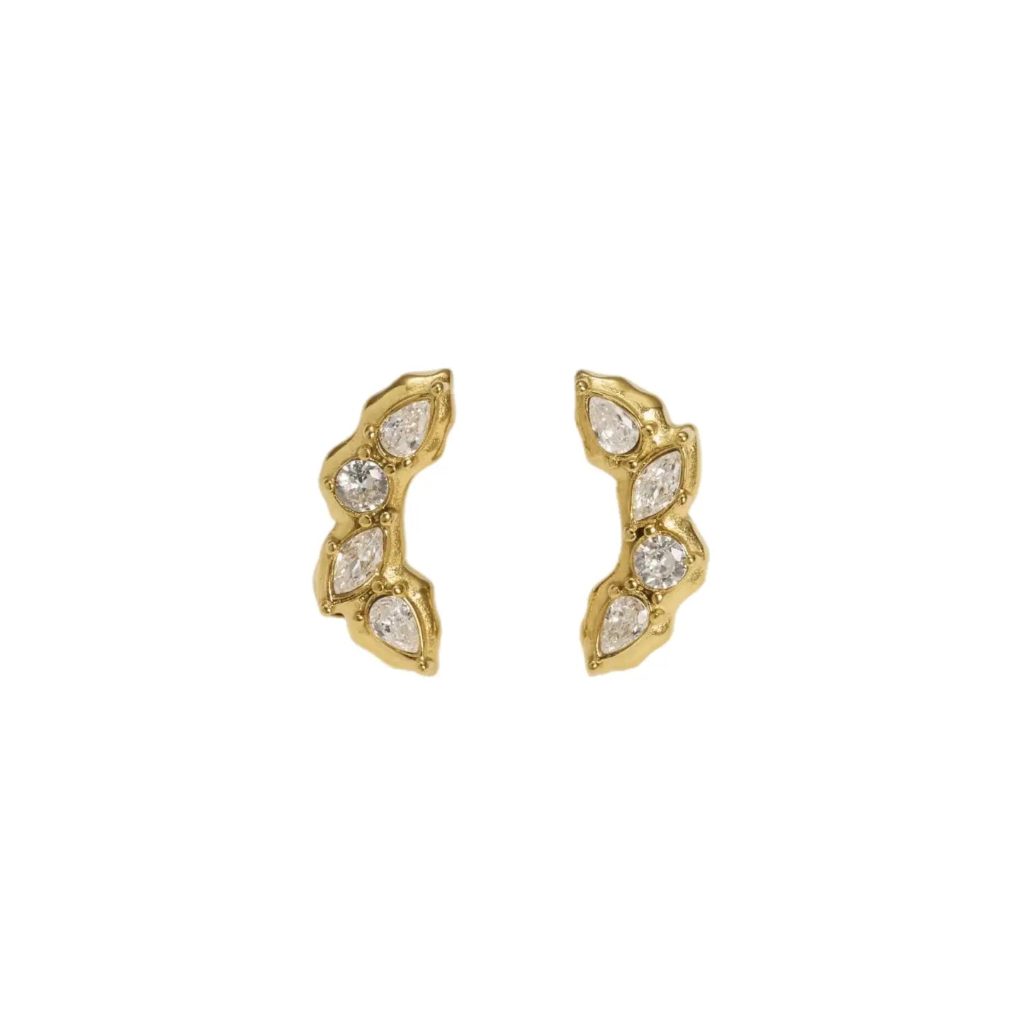 Kismet: Ivy Free Form Crystal Studs