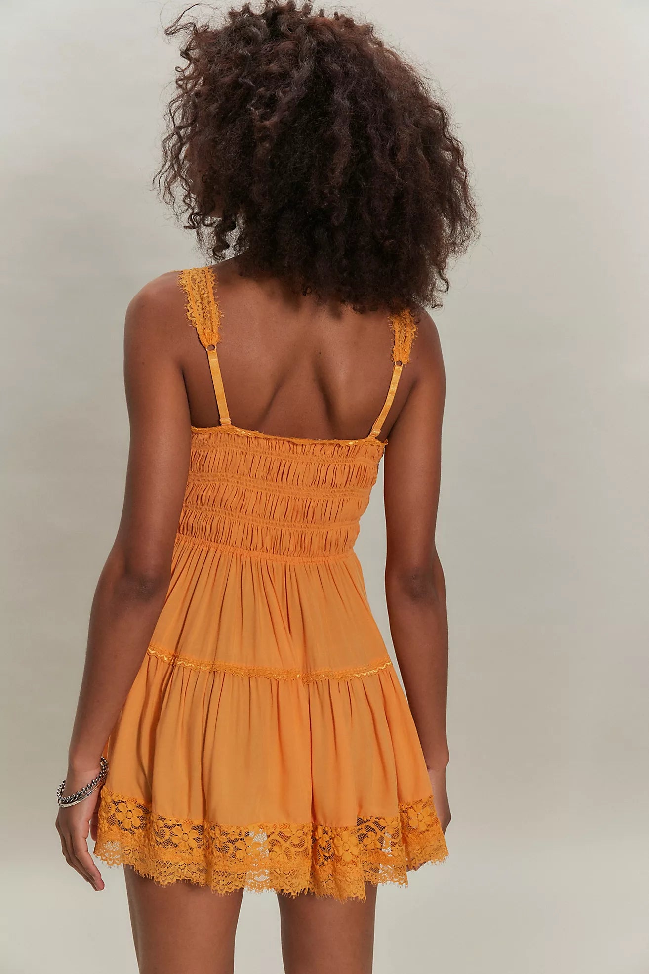 Free People: So in Love Mini Slip in Iceland Poppy
