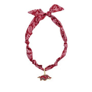 Canvas Style: Arkansas Razorbacks Bandana Scarf Necklace