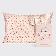 Kitsch: Satin Pillowcase Standard - Cherry Print