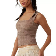 Free People: Love Letter Cami in Pinecone