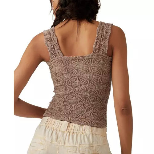 Free People: Love Letter Cami in Pinecone