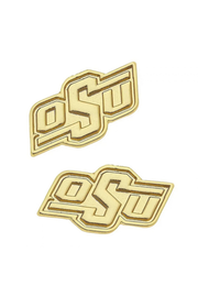 Canvas Style: OSU Cowboys 24K Gold Plated Stud Earrings