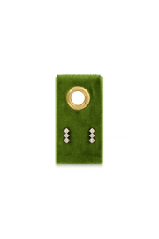 Splendid Iris Triple CZ Bar Studs