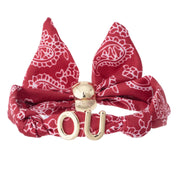 Canvas Style: Sooners Bandana Slider Bracelet