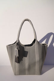 Ilse Jacobson: Knitted Bag in Cream/Black