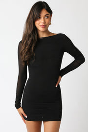 Jewel Black Mesh Dress