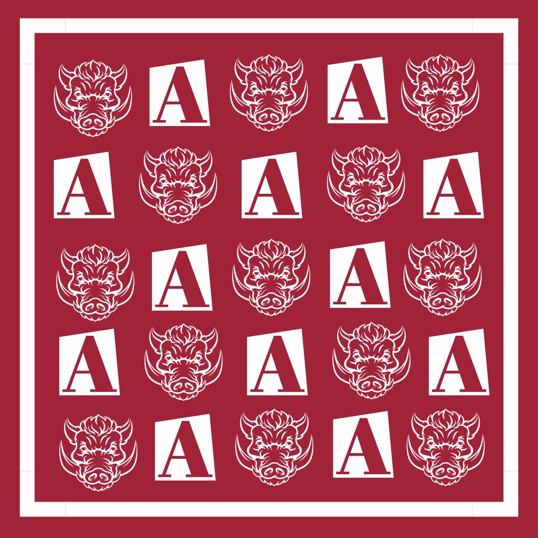 Arkansas Gameday Bandana