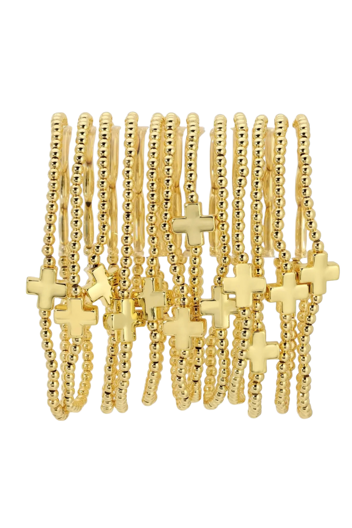 Gold Cross Bracelet
