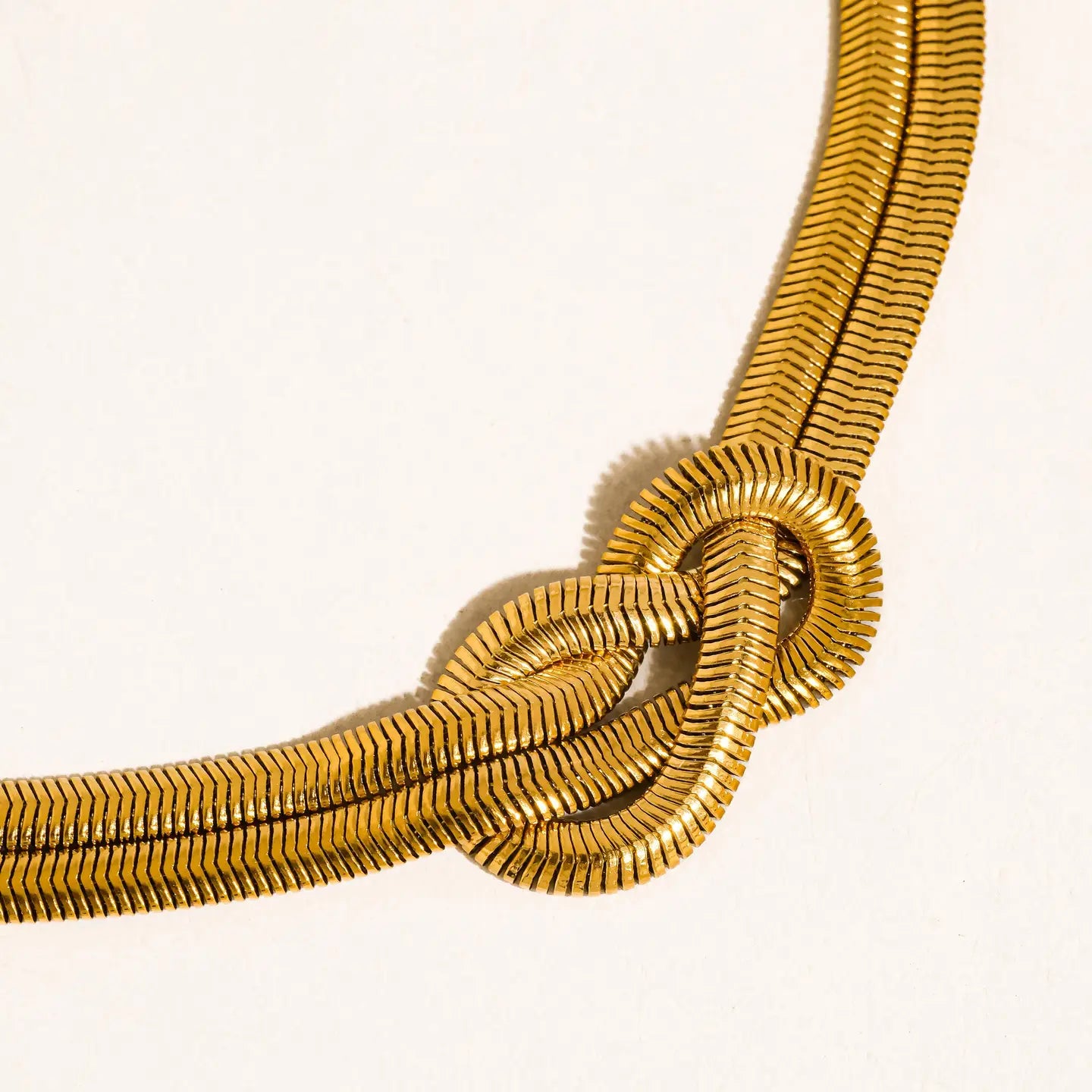 Tarnish Knot Necklace