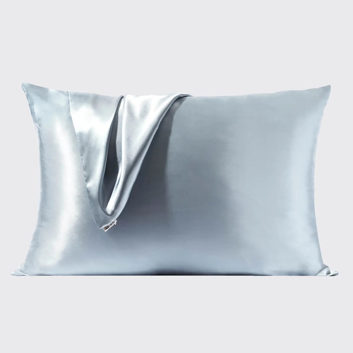 Kitsch: Standard Satin Pillowcase - Haze Blue
