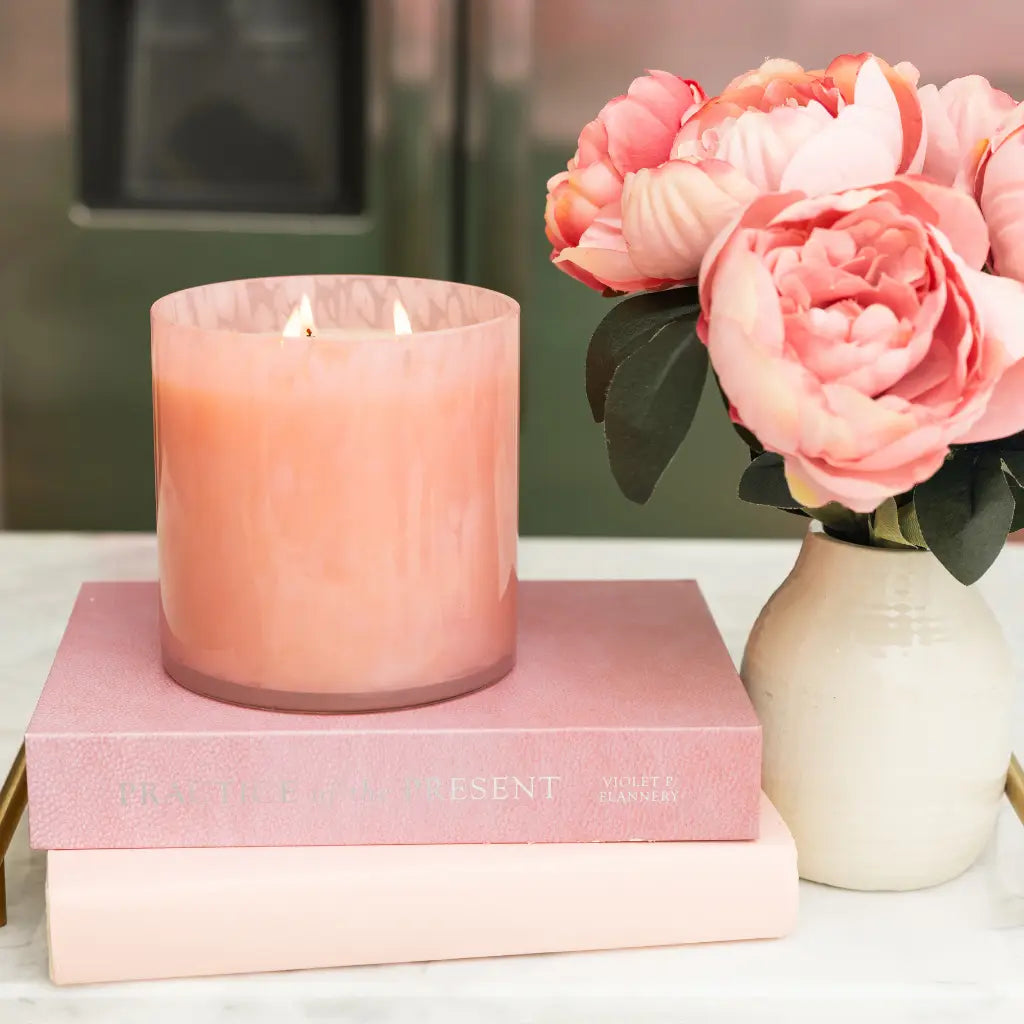 Sweet Grace Pink Tortoise Candle