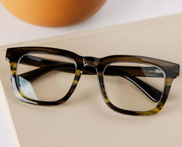 Peepers: Cavern Progressive in Green Ombre Horn