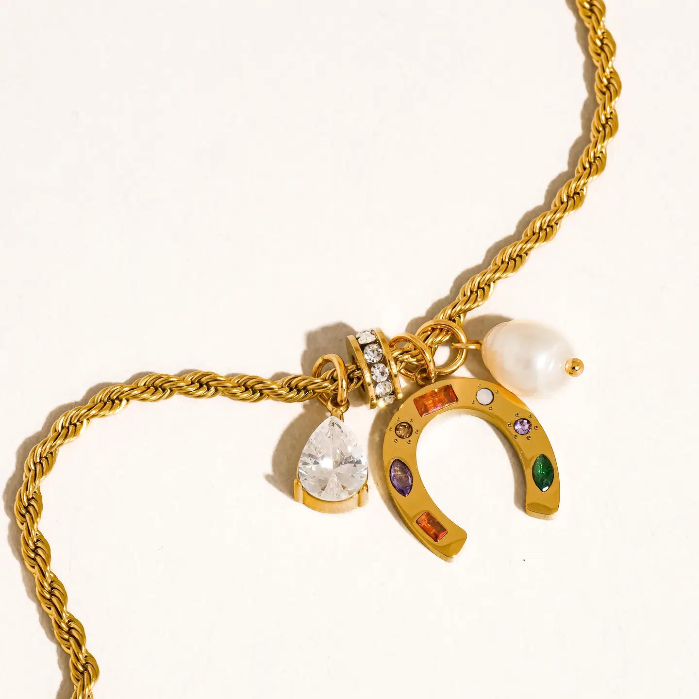 Horseshoe Charm Necklace