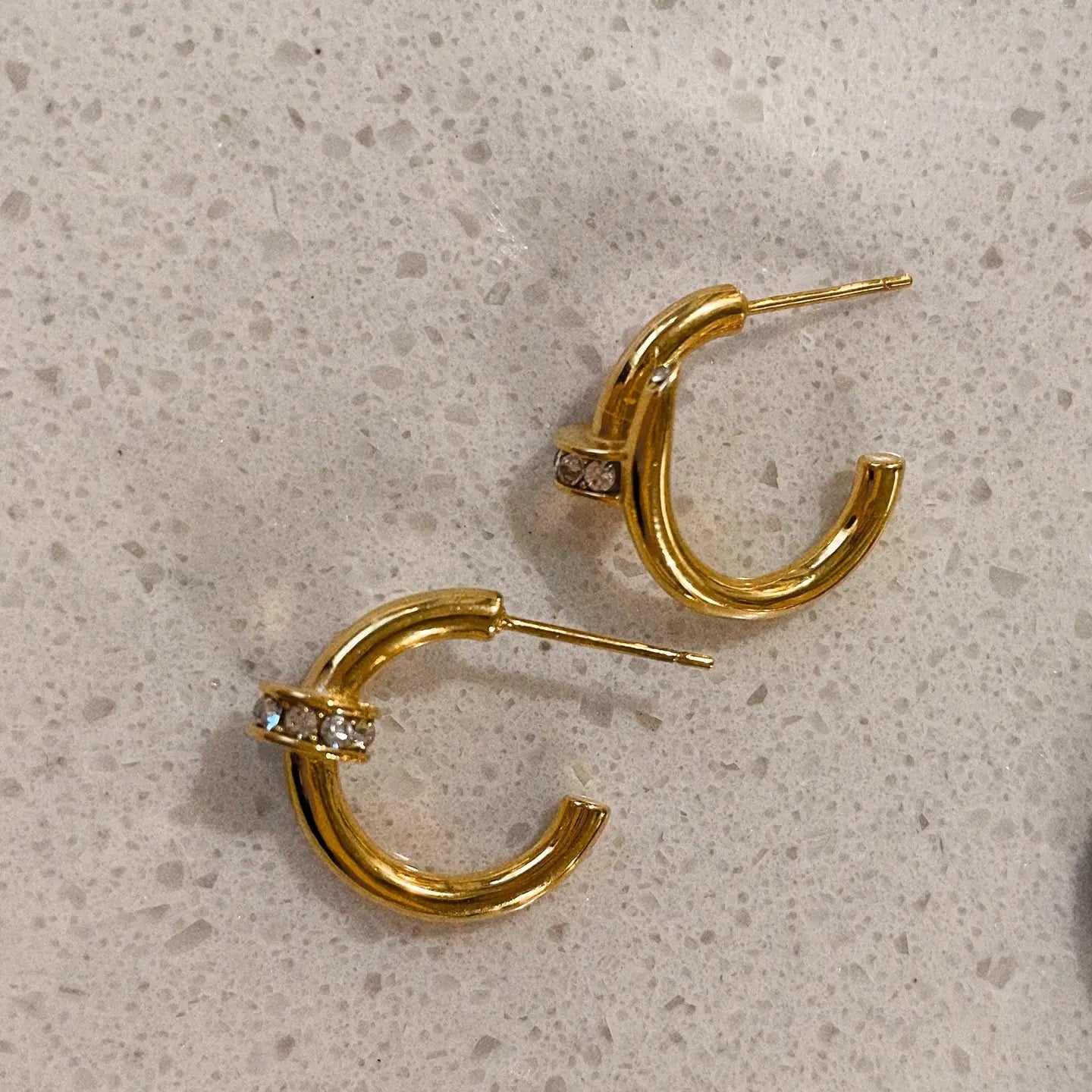 Nailed It Hoop Earrings