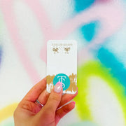 Taylor Shaye Designs: Logan Bow Studs