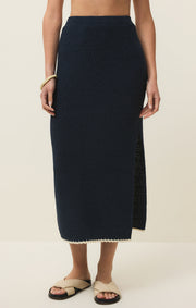 Z Supply: Yessenia Whipstitch Skirt Eclipse